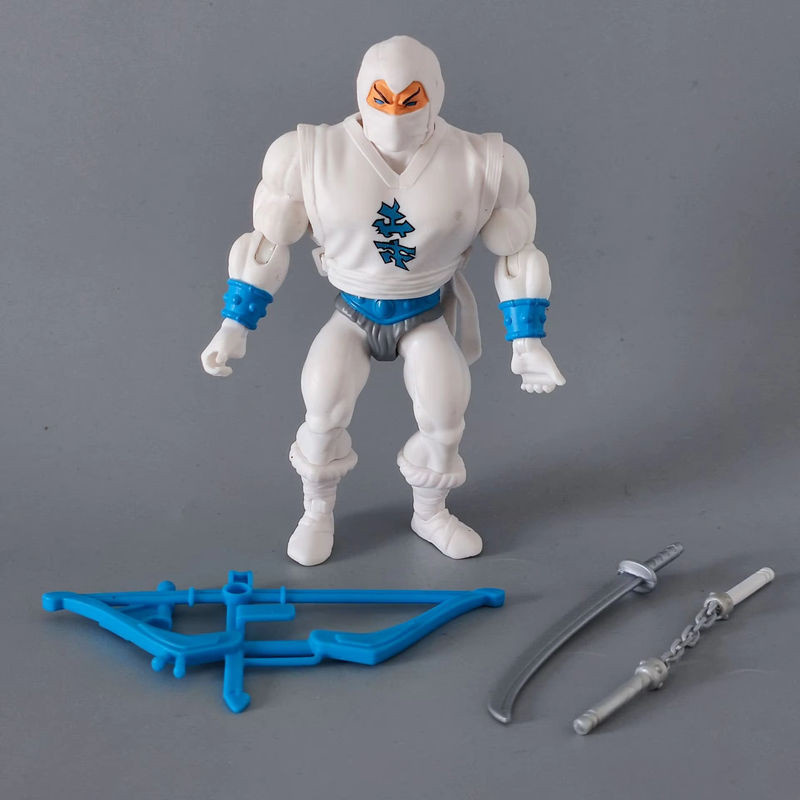 HEROCROSS Motuc White Ninja Hotpot Warrior Retro Mobilpuppenmodell in Weiß - Bild 1