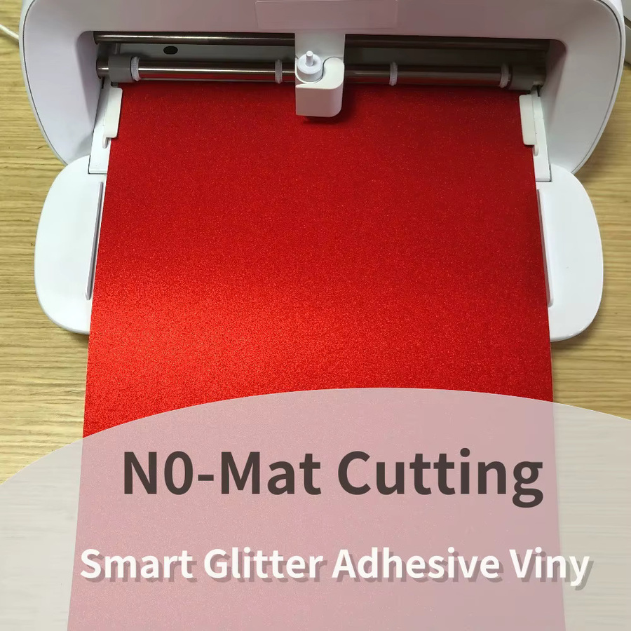 Cricut Smart Glitter Vinyl Gold für Cricut Joy Xtra, 1 Rolle Shimmer Vinyl für DIY-Projekte, Aufkleber und Dekorationen - Bild 1