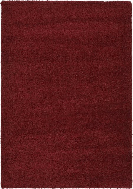 Shaggy Teppich MODA in Rot, rechteckig, B/T: 130 x 50 cm - Bild 1