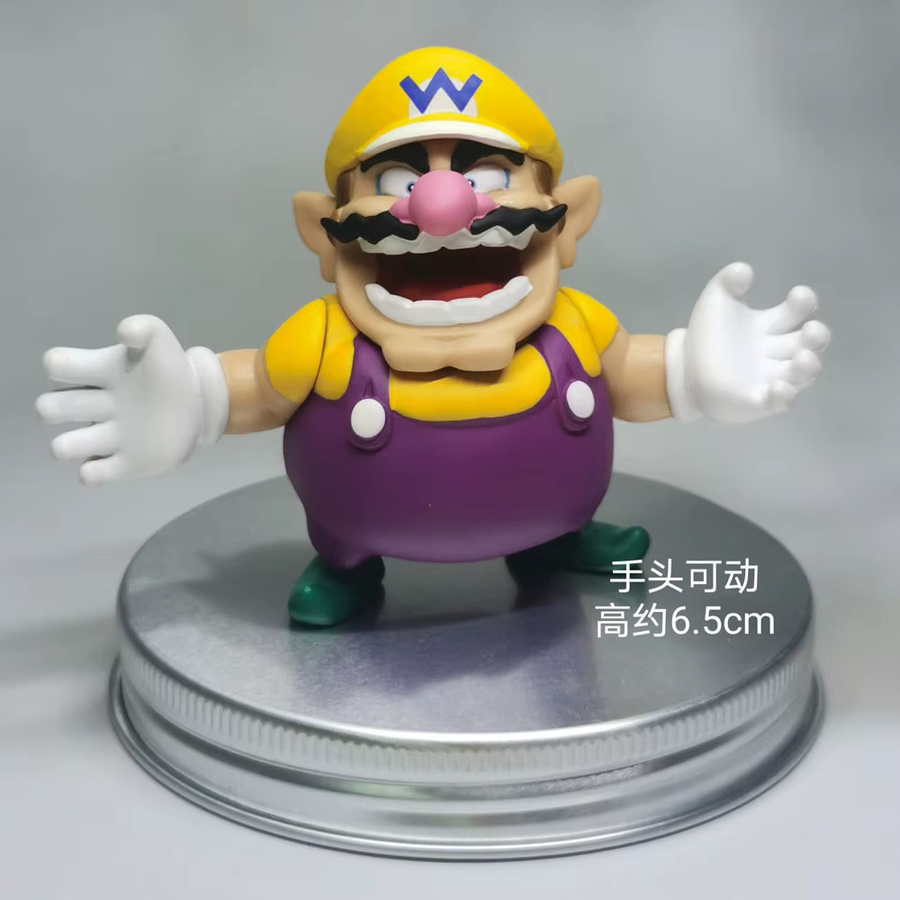 JAKKS Super Mario Actionfiguren, Luigi, Donkey Kong, Waluigi, Diddy Kong, Wario - Bild 1