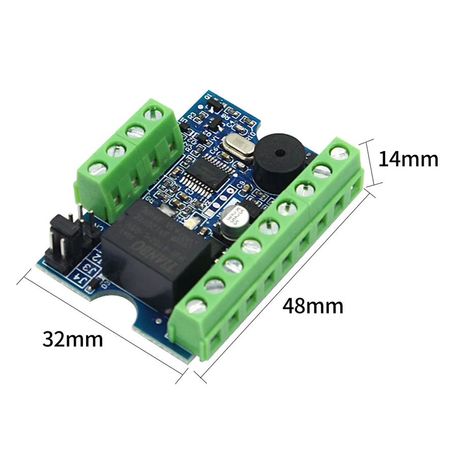 LUCKING DOOR Access Control Kit mit Relay Access Controller Board und Mini-Kartenleser für elektrische Schließsysteme, Wiegand 26-44 & TM, Multicolor - Bild 2