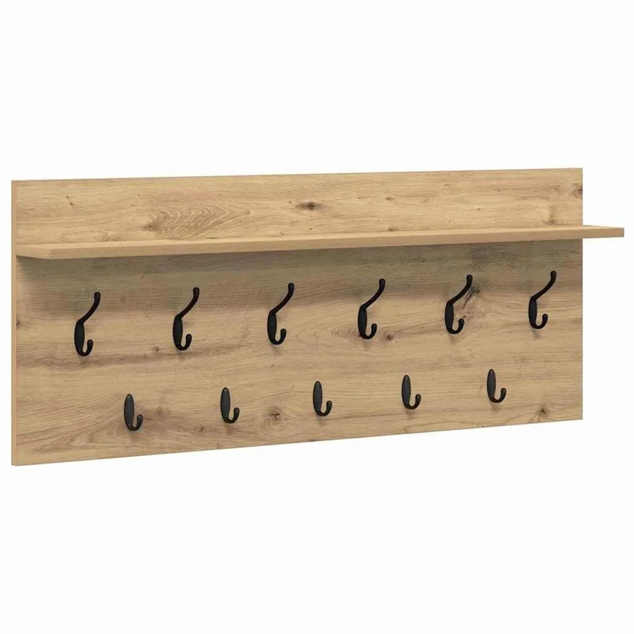 vidaXL Wandmontierter Nachttisch Artisan-Eiche in Braun B/T/H: 100 x 40 x 12 cm - Bild 2