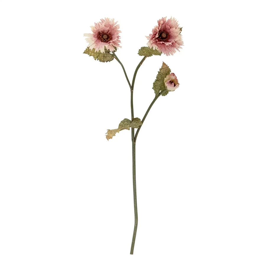Bloomingville Chrysanthemen-Kunstzweig in Rosa, Höhe: 96 cm - Bild 1
