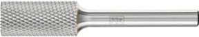 PFERD Hochleistungsfrässtift MICRO Zylinder ZYAS aus Hartmetall in Silber, Stirndurchmesser: 12 mm, Länge: 25 mm, Schaft-Durchmesser: 6 mm - Bild 1