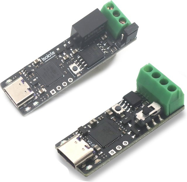 CANable 2.0 USB-zu-CAN-Adapter-Analysator mit CANFD Unterstützung und USB-C Anschluss von DykbRadio für CAN-Bus-Kommunikation und SocketCAN Debugging - Bild 1