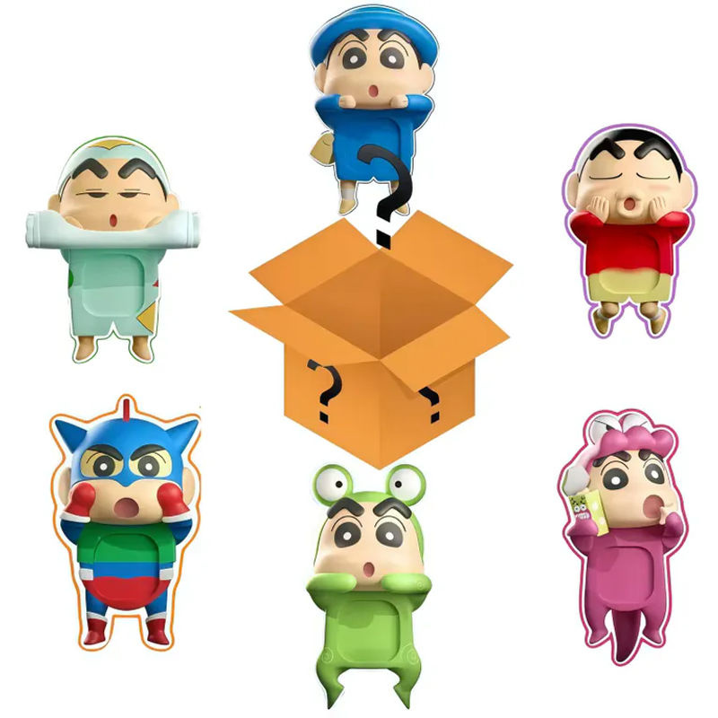 Kucikuji Crayon Shin-Chan Blindbox-Figur Mehrfarbige Mini-Überraschungs-Sammelfiguren aus Kunststoff zur Dekoration - Bild 7