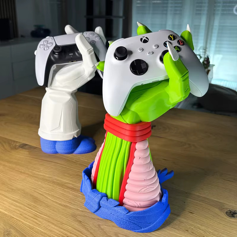Bandai Dragon Ball Piccolo 3D-gedruckte Figur als Game Controller Halter für PS5 und Xbox, Multicolor, Höhe: 29 cm - Bild 2