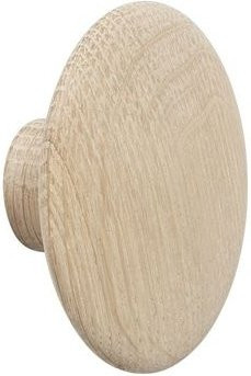 Muuto Dots Wood Wandhaken aus Holz in Braun und Beige mit mattem Finish - Bild 1