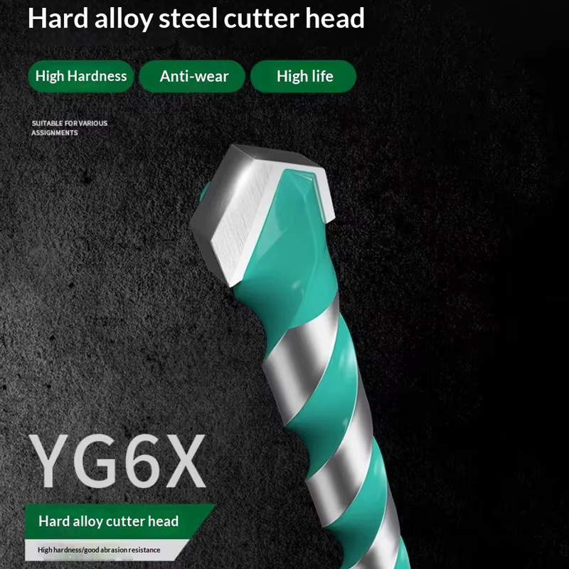 GREENERY Multifunktionaler Dreieck-Diamant-Betonbohrer für Mauerwerk, Ziegel, Fliesen, Marmor, Glas, Holz und Metall - Bild 5