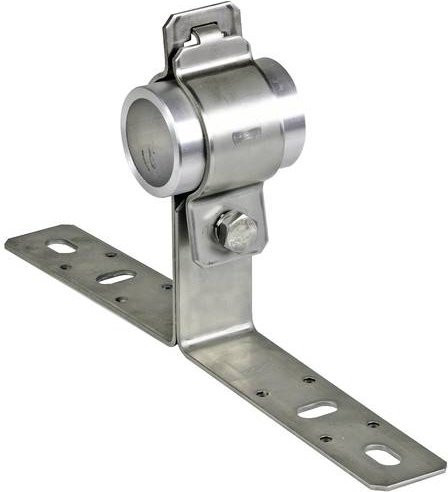 DEHN Wandbefestigung D50 WA V2A aus Edelstahl in Silber - Bild 1