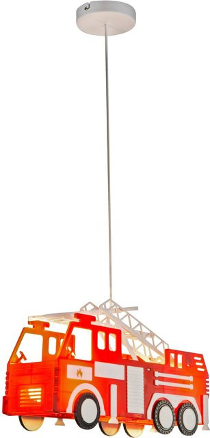 Globo Pendelleuchte KITA für Kinderzimmer, E27, Multicolor-farbig, Kunststoff - Bild 1
