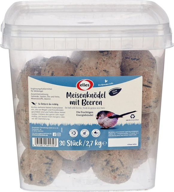 Elles Meisenknödel mit Beeren ohne Netz, 30 Stück - Bild 1
