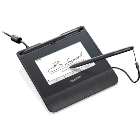 Wacom Signature Set STU-540 & Sign Pro PDF USB Grafiktablett mit 5-Zoll-Farbdisplay in Schwarz