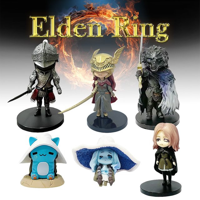 Bandai Elden Ring Mini Ranni Katze Melina Malenia Der Halbwolf, PVC-Modell, Einzelfigur - Bild 1
