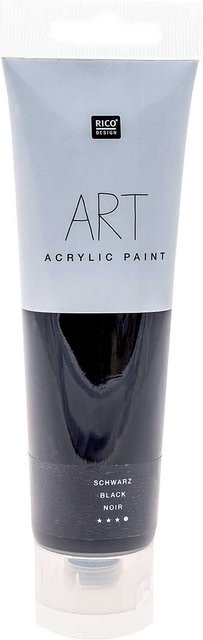 Rico Design ART Künstler Acrylfarbe Schwarz 100ml - Bild 1