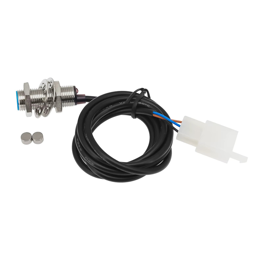RYSJM Universal Digitaler Motorrad Tachometer mit Kilometerzähler und Turbo-Sensor inklusive 2 Magneten - Bild 2