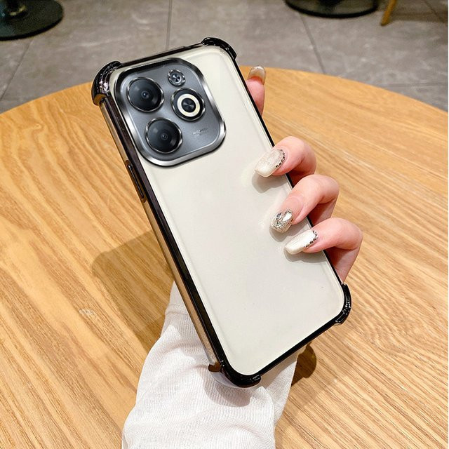 Stoßfeste Schutzhülle für Tecno Spark 20 Pro, 20, 20C, 10, 10c und Pop 7, 8 mit verstärkten Ecken, in Pink oder Weiß - Bild 1