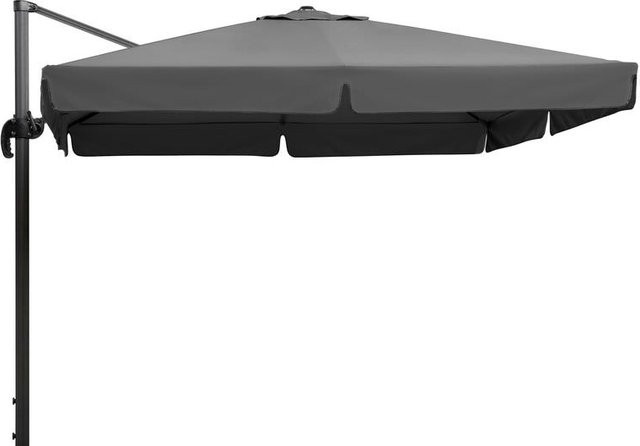 Schneider Rhodos Ampelschirm in Anthrazit, quadratisch, B/T: 300 x 300 cm - Bild 1