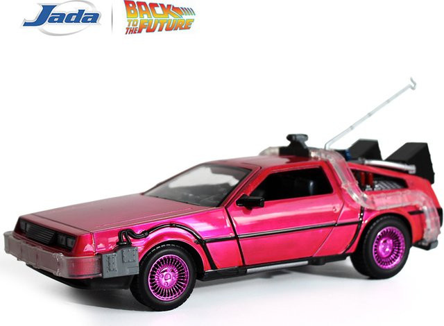 JADA Toys Zurück in die Zukunft Pink Slips Edition Time Machine, Druckgussmodell, 1:24 - Bild 1