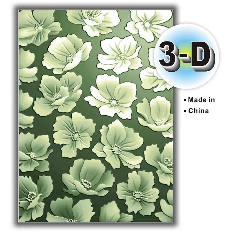 Geprägter Ordner Silver Lotus Drift Texture in Silber für die Gestaltung von Karten und Scrapbooking - Bild 2