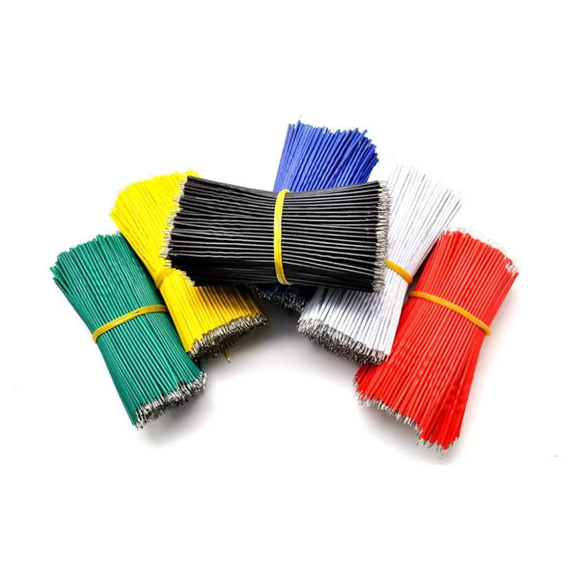 Si Tai&SH 120er Set verzinnte Steckbrett-Brückendraht-Leiter für 24AWG, Multicolor, Länge: 8 cm - Bild 4