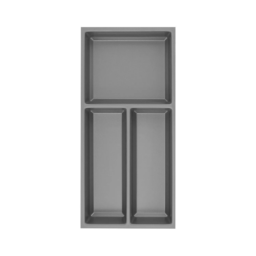 Agoform Besteckeinsatz Sky Schubladeneinsatz aus Kunststoff in Schiefergrau B/T/H: 22,0 x 5,3 x 47,3 cm - Bild 2