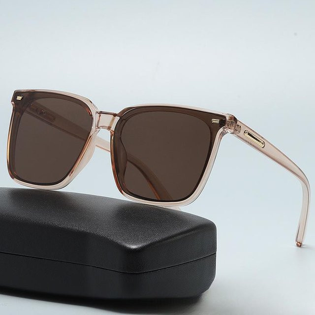 Binchi Outdoor Equipment Sonnenbrille, Vollrand, Square, Kunststoff, grau, Unisex, polarisiert - Bild 1