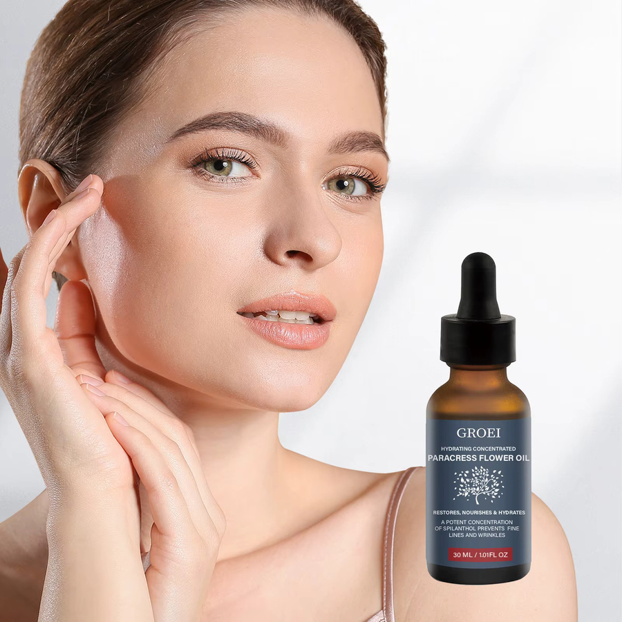 GROEI Parakress-Blütenöl, 30 ml, Anti-Aging-Gesichtsöl für reife Haut - Bild 3