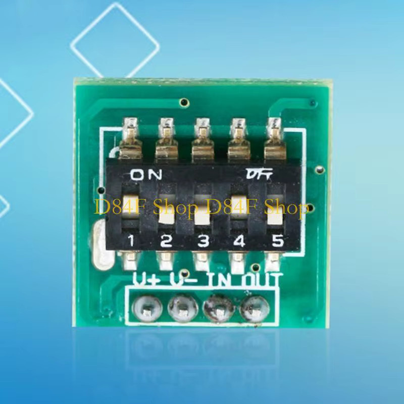 D84F Zeitrelais Verzögerungssteuerplatine DC 5V 12V 24V mit einstellbarem Timer 10S-24H in Grün - Bild 3