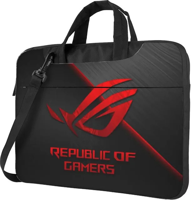 Asus ROG Umhängetasche für Laptops und Notebooks in Schwarz, passend für 13, 14 und 15,6 Zoll - Bild 1