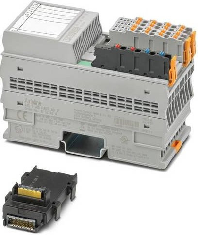 Phoenix Contact Analogmodul AXL F AI8 HART XC 1F 1052434 in Grau, 24 V/DC, 5 V/DC - Bild 1