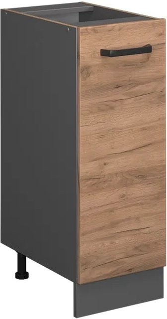 Vicco Apothekerunterschrank R-Line Küchenschrank Eiche Anthrazit Breite: 30 cm - Bild 2