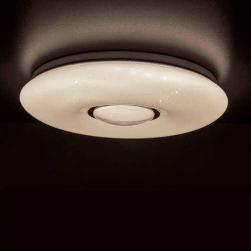 Näve Picton LED-Deckenleuchte in Weiß, dimmbar mit Fernbedienung und CCT-Funktion, Durchmesser: 50 cm, Höhe: 13 cm - Bild 3