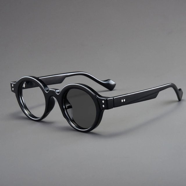 Yiran glasses Lesebrille, runder Rahmen, Vollrand, Kunststoff, grau, Damen - Bild 1