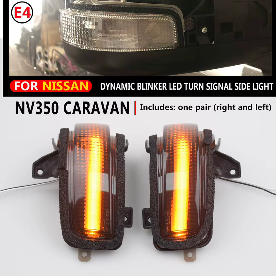 Malcayang Dynamische LED Seitenblinker für Nissan NV350 Caravan mit sequentieller Anzeige für den Rückspiegel - Bild 2