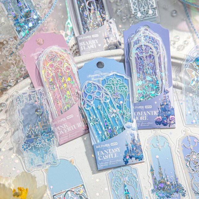 10er Packung Muschel-Lesezeichen aus PVC in 4 verschiedenen Designs für Schüler und Schreibwaren-Liebhaber - Bild 1