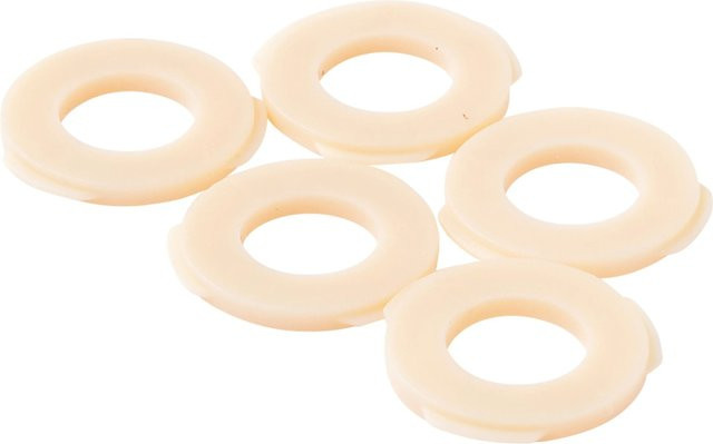 KÖRO TPE-Ring mit Lippen für Brauseschlauch 1/2 Zoll, Weiß, 5 Stück, B/T/H: 10 x 18,5 x 2 mm - Bild 1