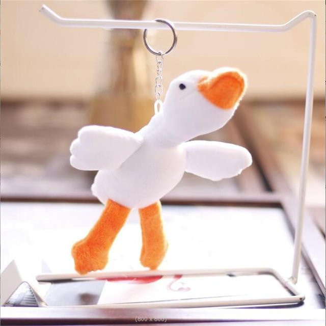 Yiran toy Großer Weißer Gänseanhänger Plüschtier, ab 6 Jahren - Bild 1
