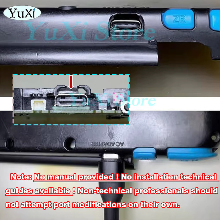 YuXi USB-C Ladeplatine für NDSi XL LL und New 2DS LL als DIY-Ersatzteil - Bild 4