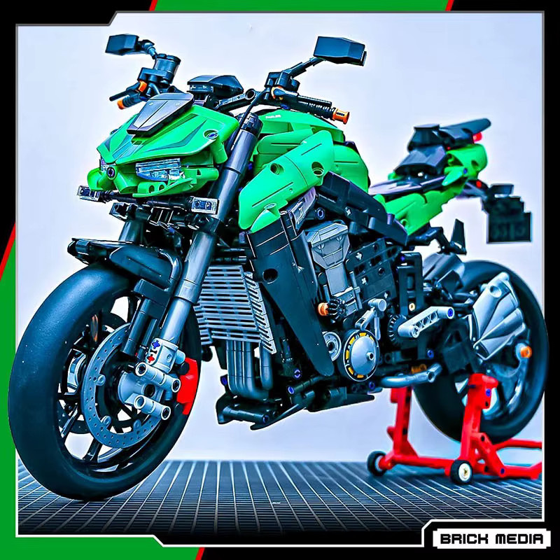BXA Kawasaki Ed Z1000 Motorrad Modell, Bausteine, Fahrzeuge - Bild 5