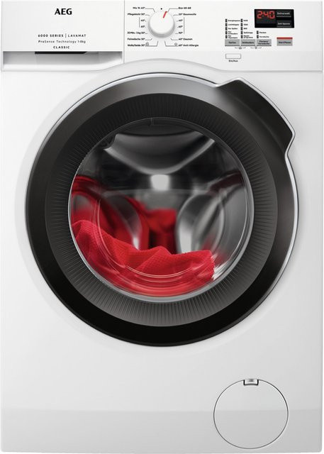 AEG Lavamat L6FBC41480 Serie 6000 Waschmaschine Frontlader weiß, 8 kg, 1400 U/min - Bild 1