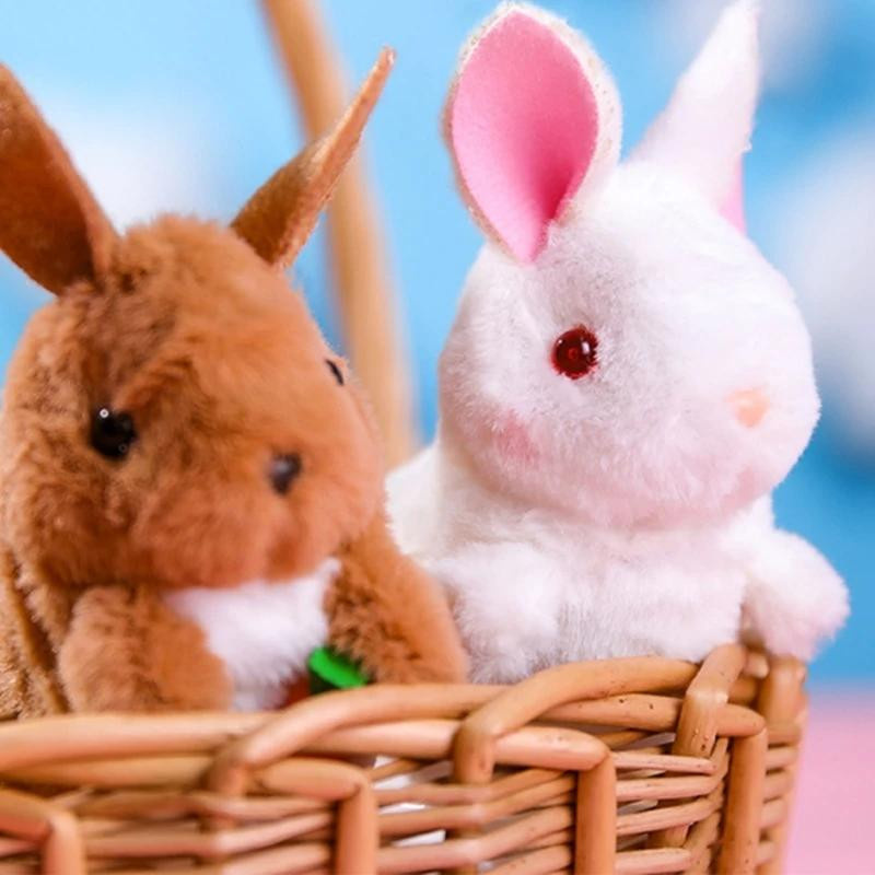 Yiran toy Stoffhase Plüschtier mit Aufzieh-Uhrwerk 4-6J - Bild 2