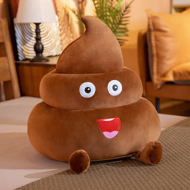 Yiran toy Lustiges Kacke Plüschtier, Stofftier, 25cm - Bild 1