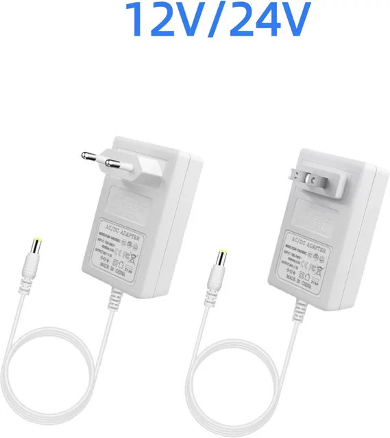 Gyarfas Universal Netzteil Adapter Ladegerät in Weiß für LED Licht Treiber und Haushaltsgeräte - Bild 1