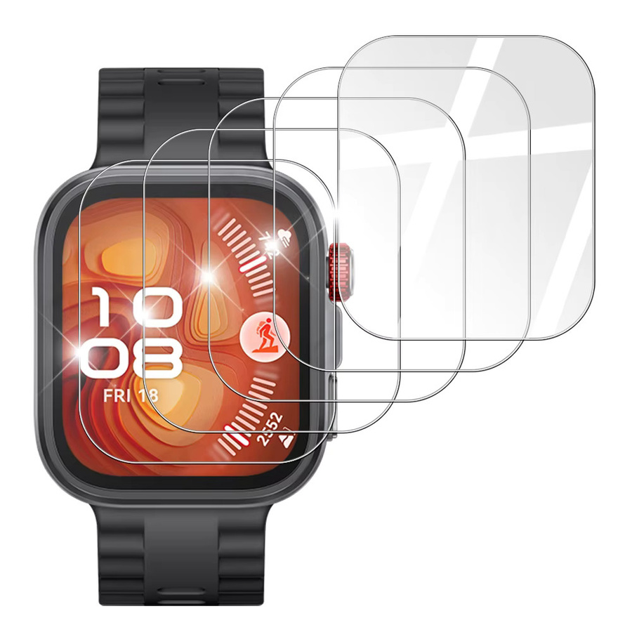 CAOWTAN Gehärtetes Glas 9H Display Schutzfolie für Huawei Watch Fit 4 Pro, Transparent - Bild 2