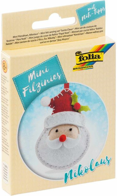folia Mini-Filznies Filznähset Nikolaus ab 8 Jahren - Bild 1