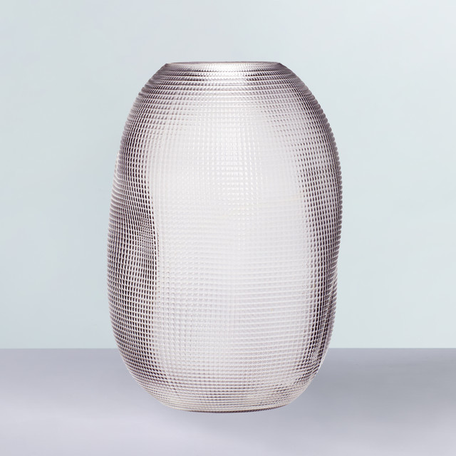Hübsch Interior Vase Balloon aus Glas in Grau, Höhe: 30,0 cm, Breite: 19,0 cm, Tiefe: 19,0 cm - Bild 1