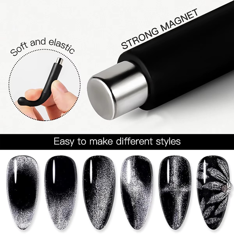 LULAA Maniküre-Magnet für Katzenaugen-Nagelkunst, schimmernd - Bild 2