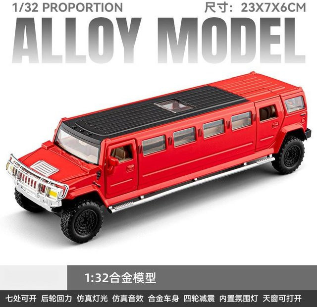 Linyi toy car Auto-Modell, 1:32, mit Sound und Licht, ab 7 Jahren - Bild 1