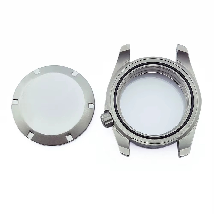 OUMASHI Uhrengehäuse Edelstahl, 41 mm, Silber, passend für NH35 36 Uhrwerk - Bild 2